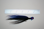 The Blue/Black Bucktail Jig